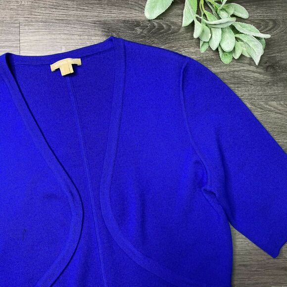 MICHAEL KORS COLLECTION | sz L merino wool shrug - Picture 3 of 8